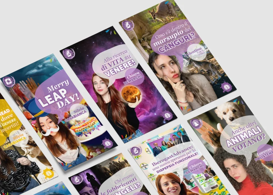 mockup grafiche social cover reel instagram aleph and other tales