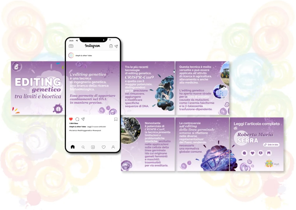 mockup grafiche social instagram aleph and other tales