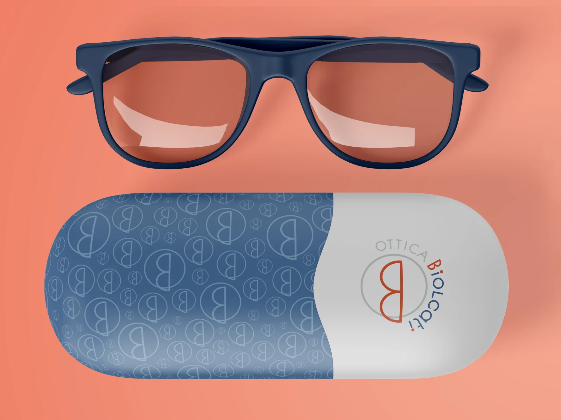 grafica packaging gadgets negozio di ottica