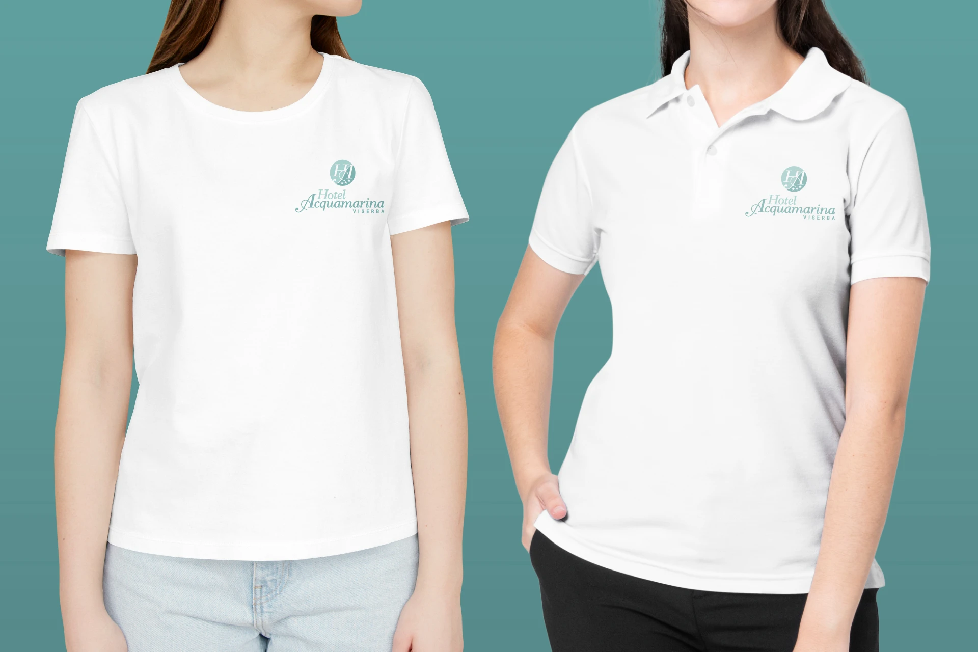 abbigliamento brandizzato per hotel acquamarina