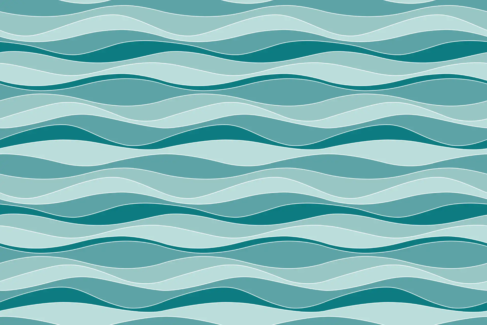 pattern ripetibile con motivo di onde per visual identity di un hotel
